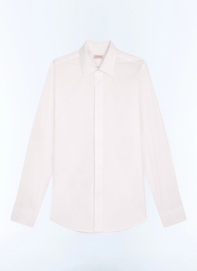 Men's white shirt Fursac - H3LODI-E005-01