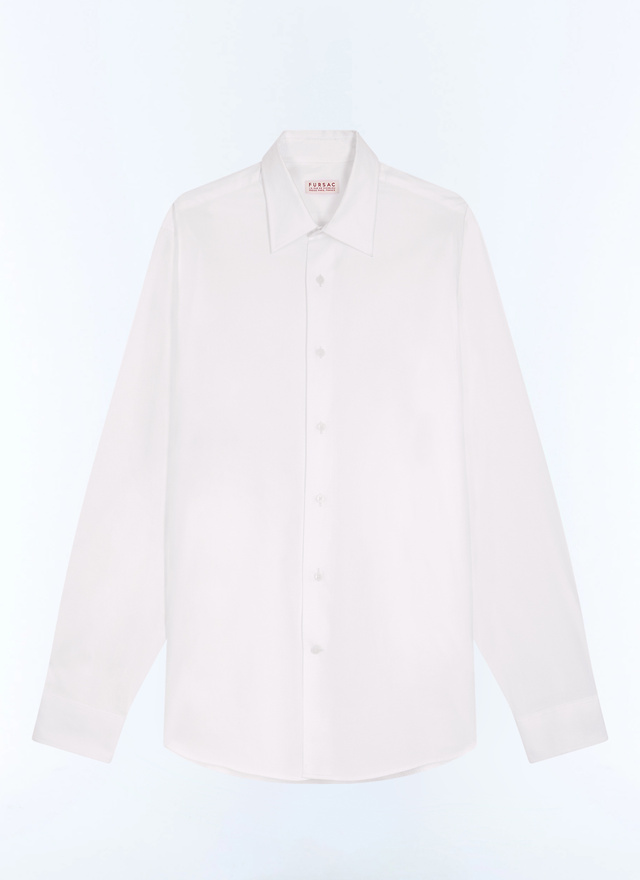 Men's white, ecru main fabric: 100% cottonlining: none shirt Fursac - H3LXAN-E005-01