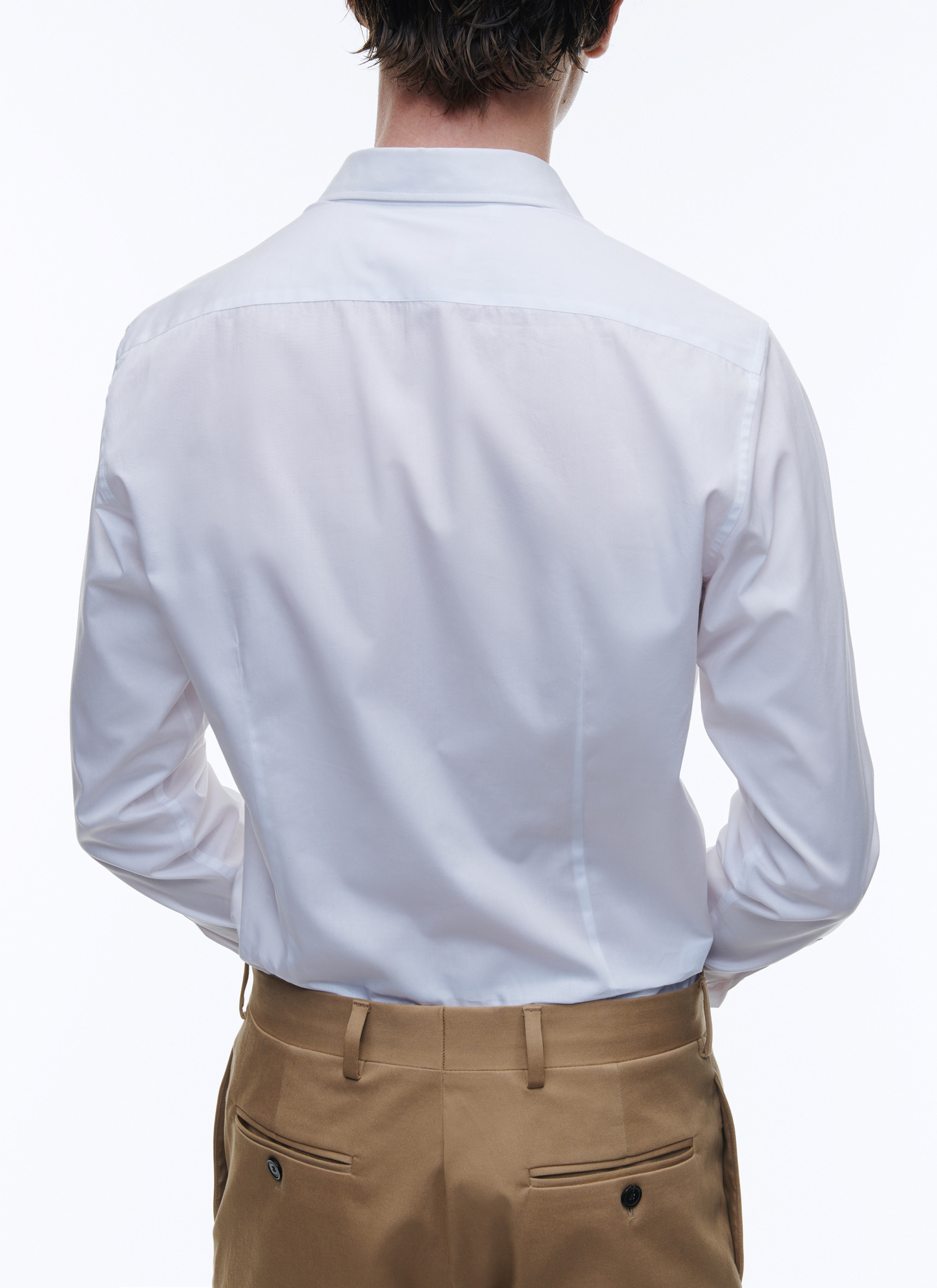 Men's organic cotton poplin shirt Fursac - H3OXAN-TH62-01