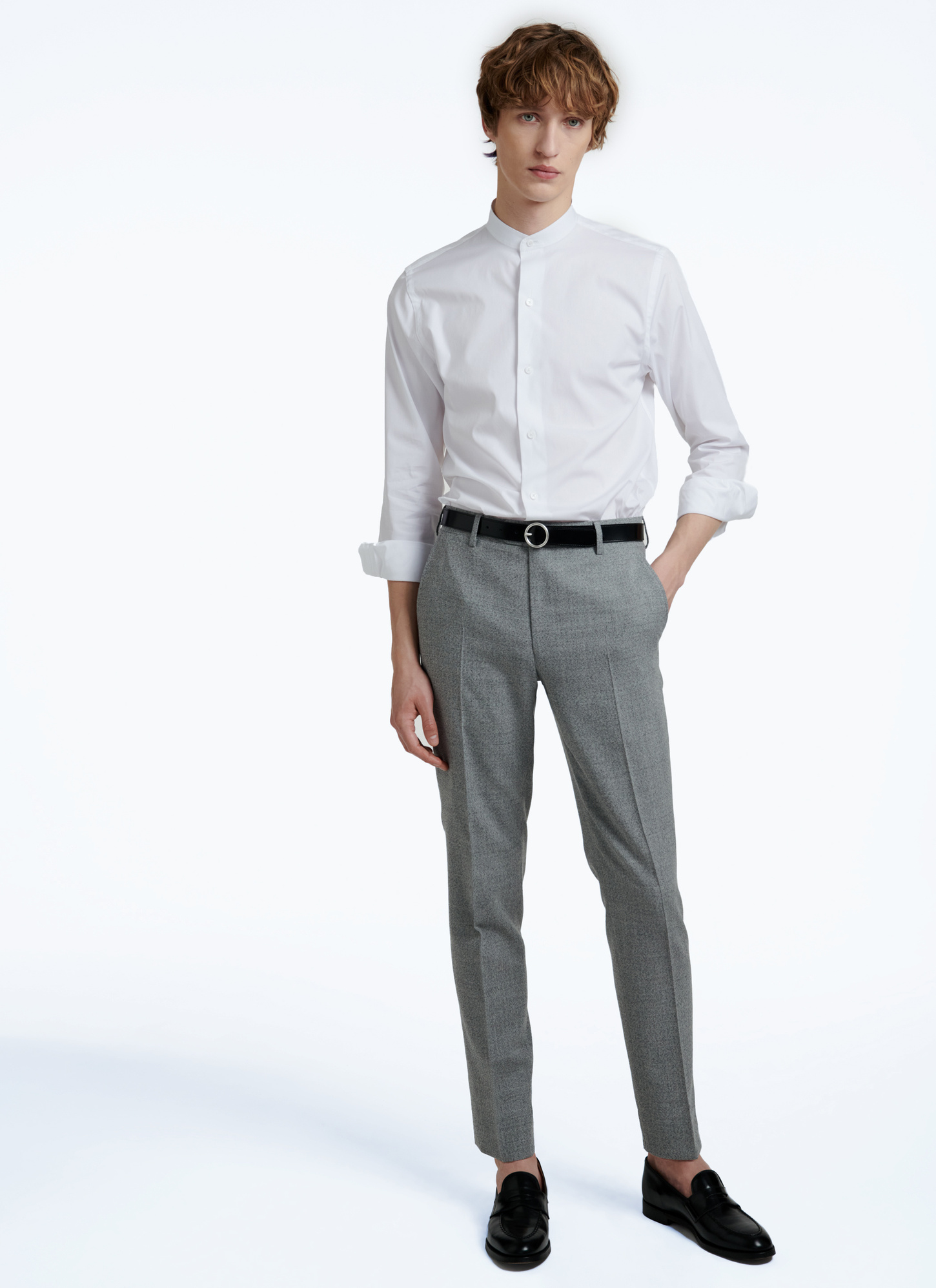 Men's white shirt Fursac - H3TIKA-TH62-01