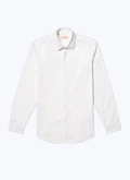 White cotton twill shirt - H3TXAN-R001-01