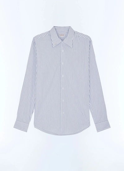 Men's cotton poplin shirt Fursac - H3ADAV-FH18-D030