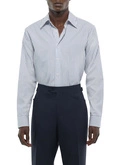 Striped cotton swallow collar shirt - H3ADAV-FH18-D030