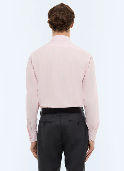 Men's double-twisted cotton poplin shirt Fursac - H3AXAN-JH50-F006