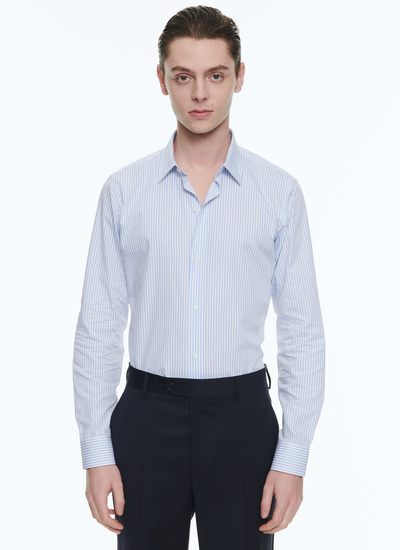 Men's shirt white organic cotton Fursac - H3AXAN-AH55-39