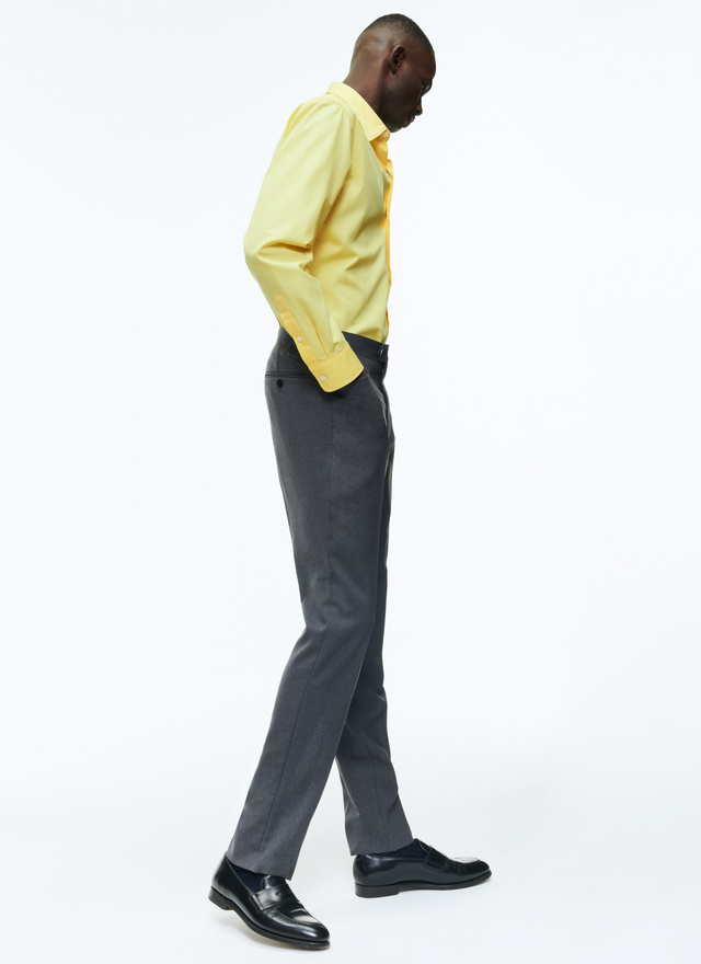Men's yellow shirt Fursac - H3ADAV-DH17-E003