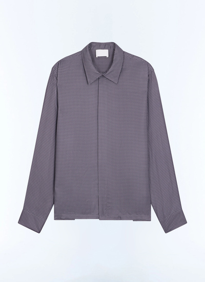 Men's black main material: 100% viscoselining: none shirt Fursac - H3LPAL-LH12-B021