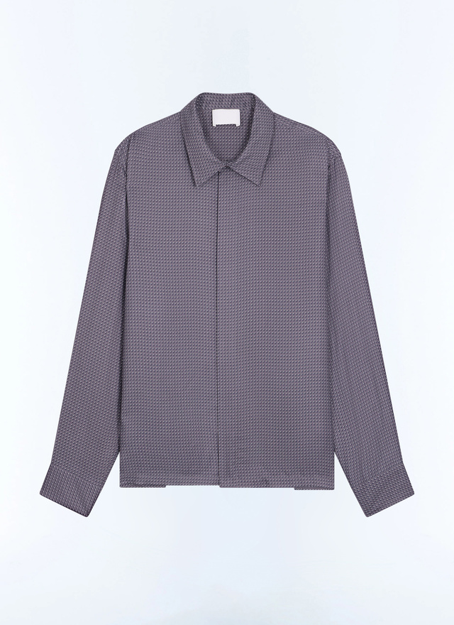 Men's black main material: 100% viscoselining: none shirt Fursac - H3LPAL-LH12-B021
