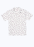 Printed cotton Hawaiian shirt - H3DUNY-DX10-A005
