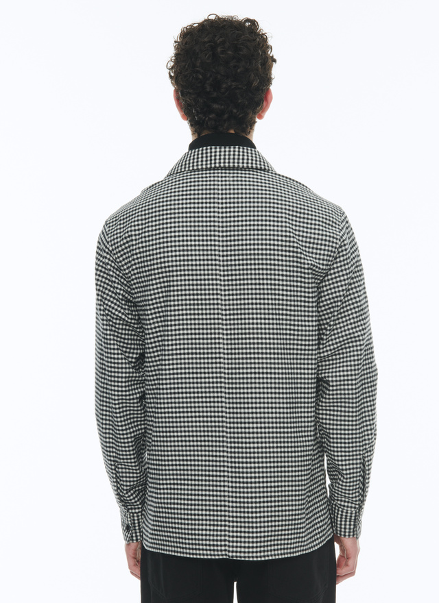 Men's brushed cotton shirt Fursac - H3CORT-CH09-B001