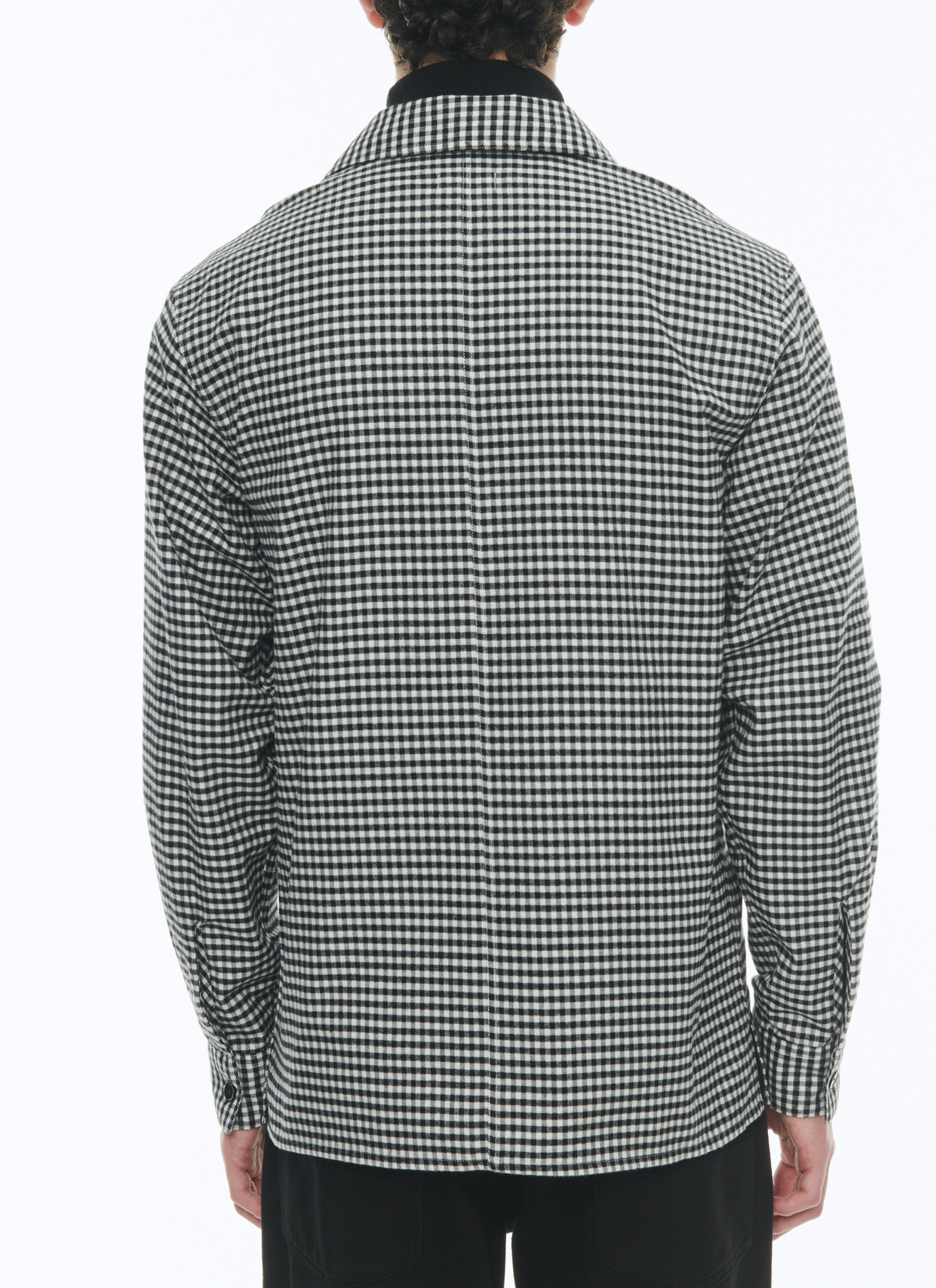 Men's brushed cotton shirt Fursac - H3CORT-CH09-B001