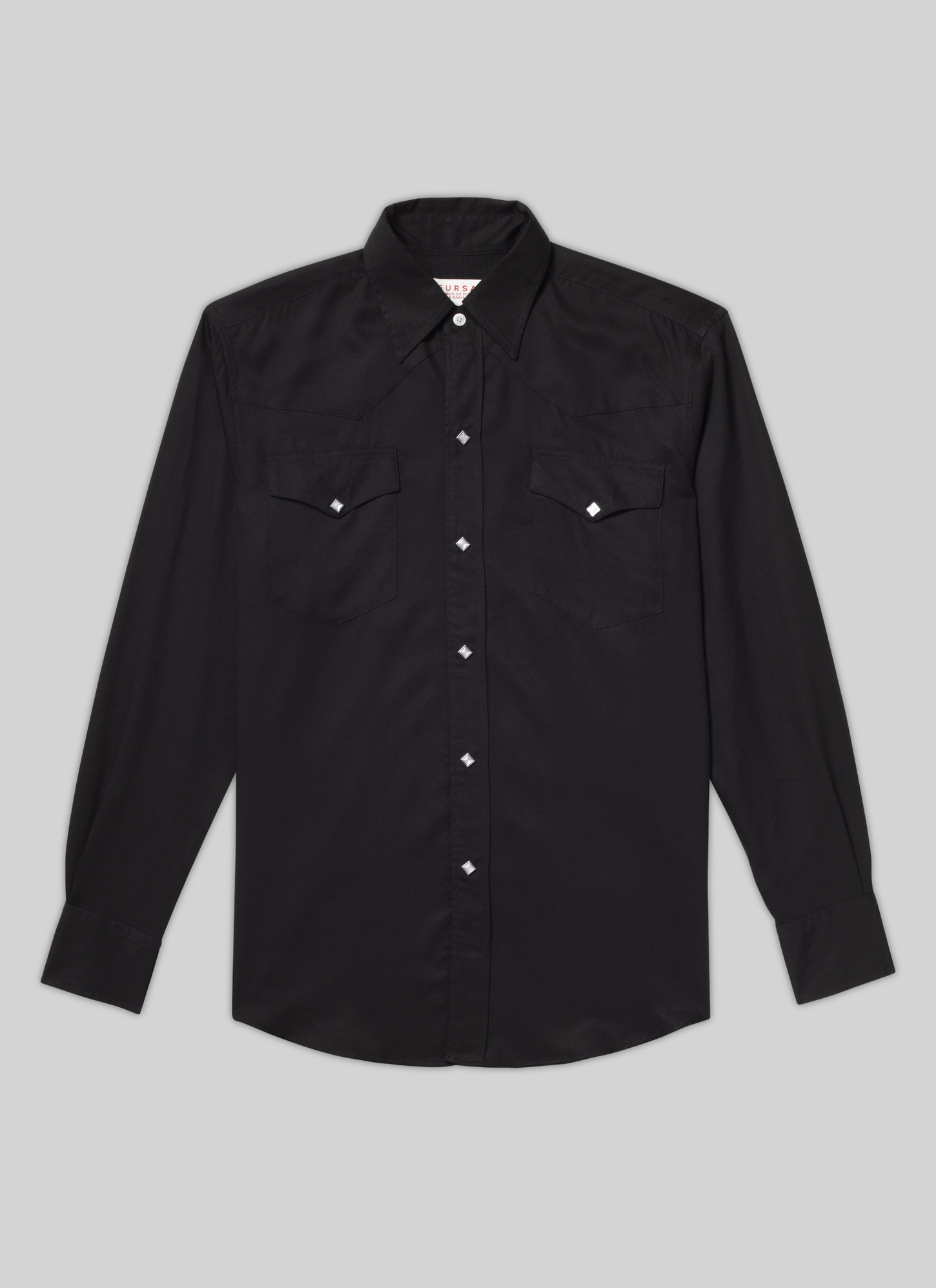 Men's black shirt Fursac - H3VICE-VH10-20