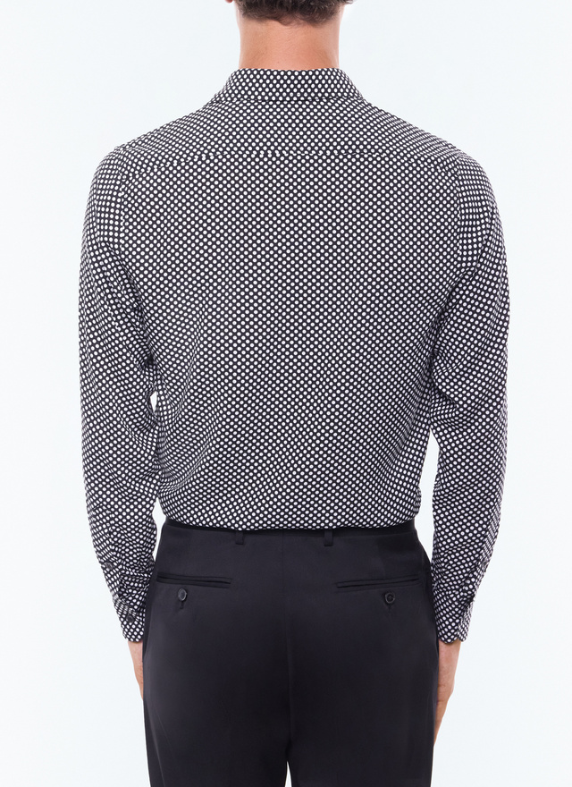 Men's ecovero viscose shirt Fursac - H3EPOI-EH28-B001