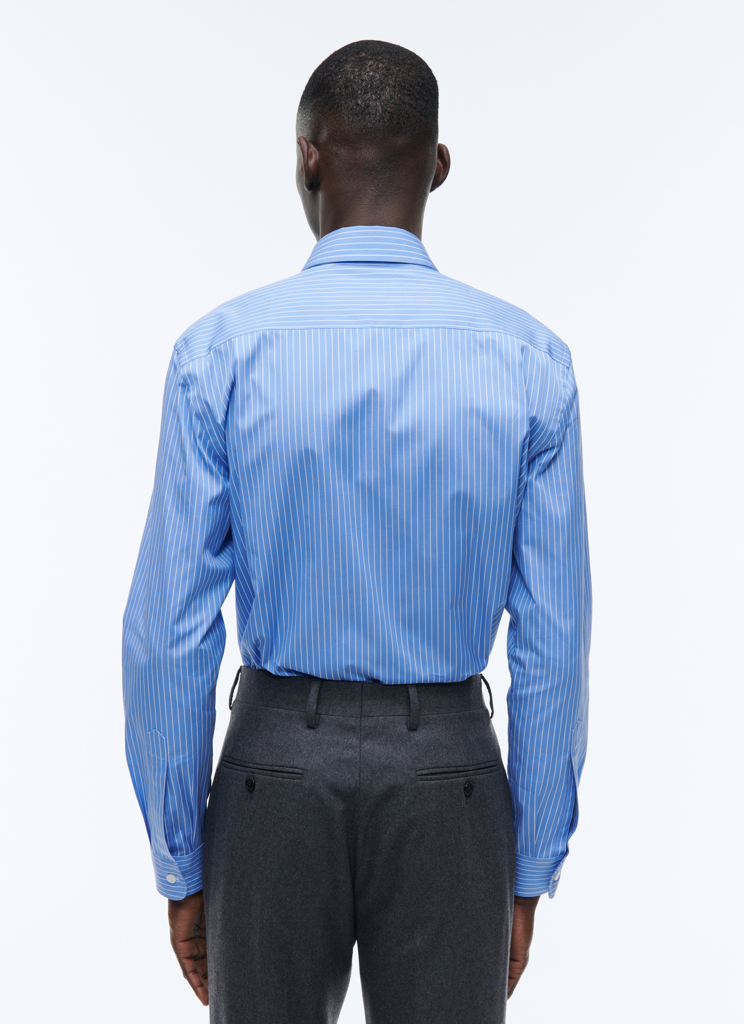 Men's cotton poplin shirt Fursac - H3VIBA-AH47-37