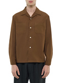 Viscose shark collar shirt - H3FURE-EH36-G018