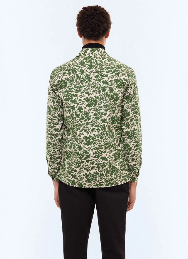 Men's cotton twill shirt Fursac - H3GILI-GH18-H015