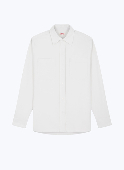 Men's ecru shirt Fursac - H3EILI-EH35-A002