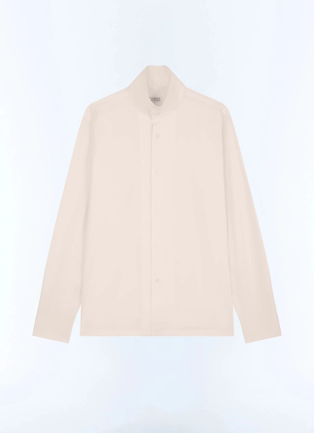 Men's ecru shirt Fursac - H3GABI-FH32-A004
