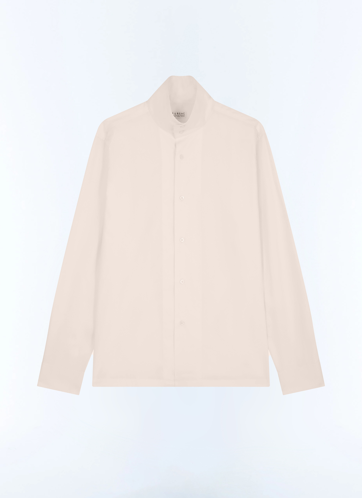 Men's ecru shirt Fursac - H3GABI-FH32-A004