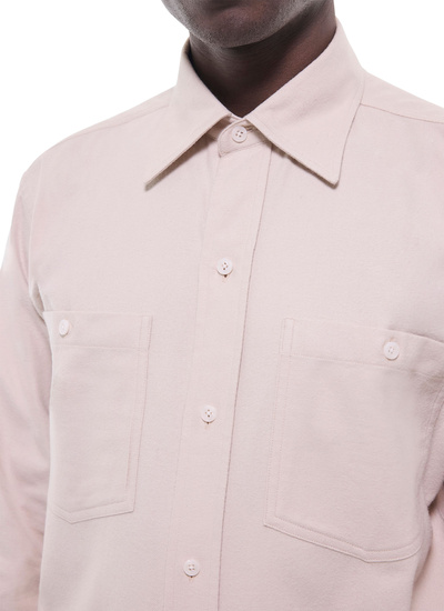Men's ecru shirt Fursac - H3GCIL-GH07-A003