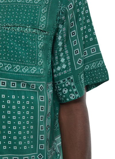 Men's green shirt Fursac - H3DUNY-FH28-H009