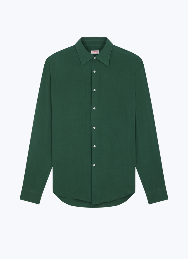 Men's green shirt Fursac - H3ADOV-EH36-H009