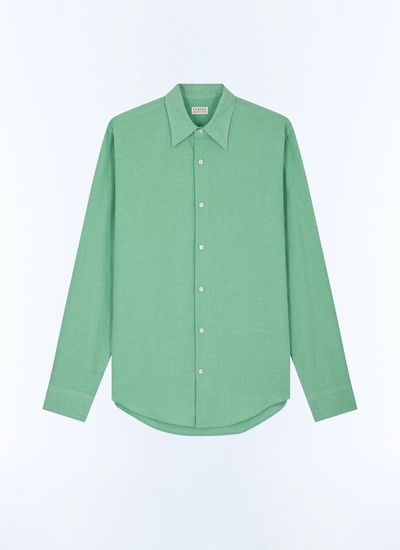 Men's green shirt Fursac - H3EDAV-DH50-H004