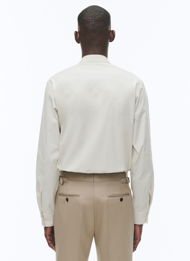Men's cotton poplin shirt Fursac - H3CROS-VH08-A005