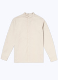 Cotton poplin shirt with corsair collar - H3CROS-VH08-A005