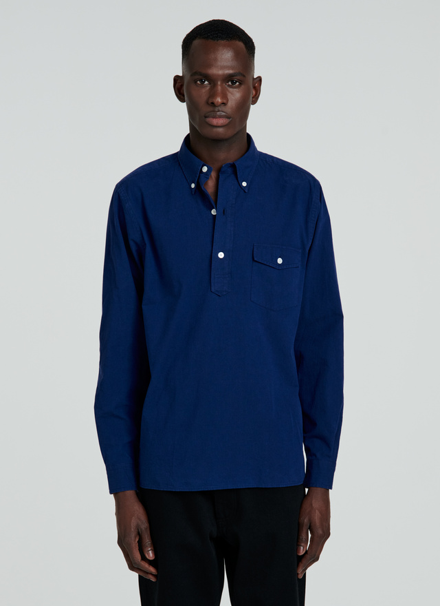 Navy blue casual shirts shirt 22EH3VIDI 