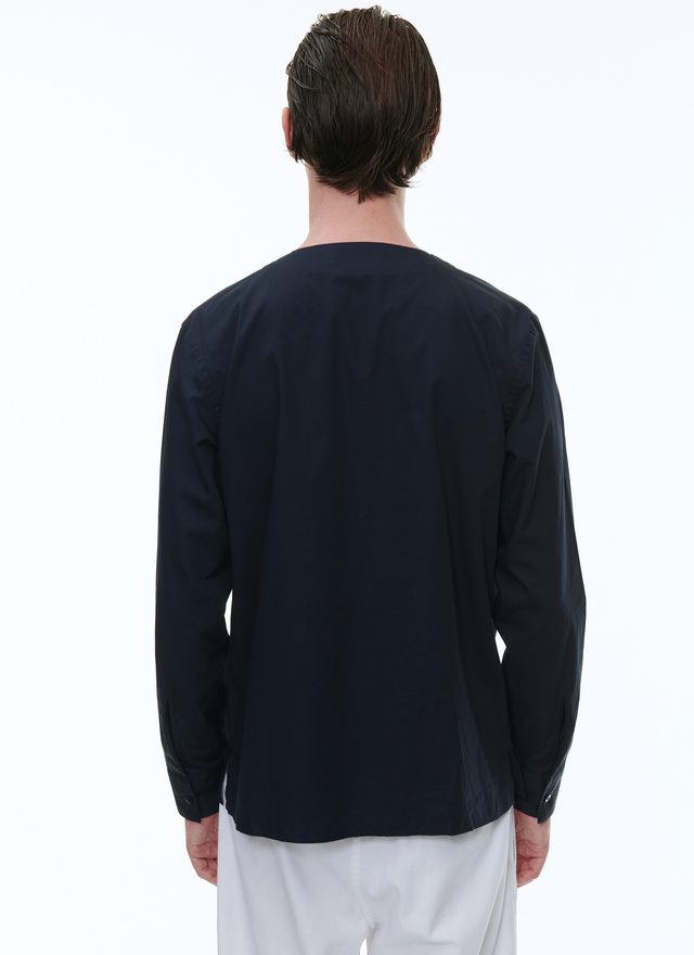 Men's cotton poplin shirt Fursac - 23EH3BIEN-AH07/30