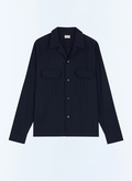 Textured striped cotton shirt - H3JURY-JH31-D030