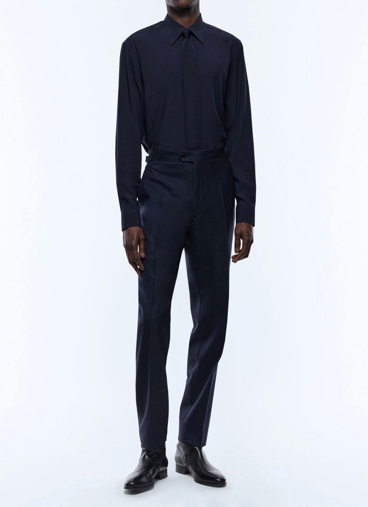 Men's navy blue shirt Fursac - H3ADOV-EH36-D030