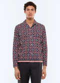 Viscose shark collar shirt - H3FURE-GH22-D030