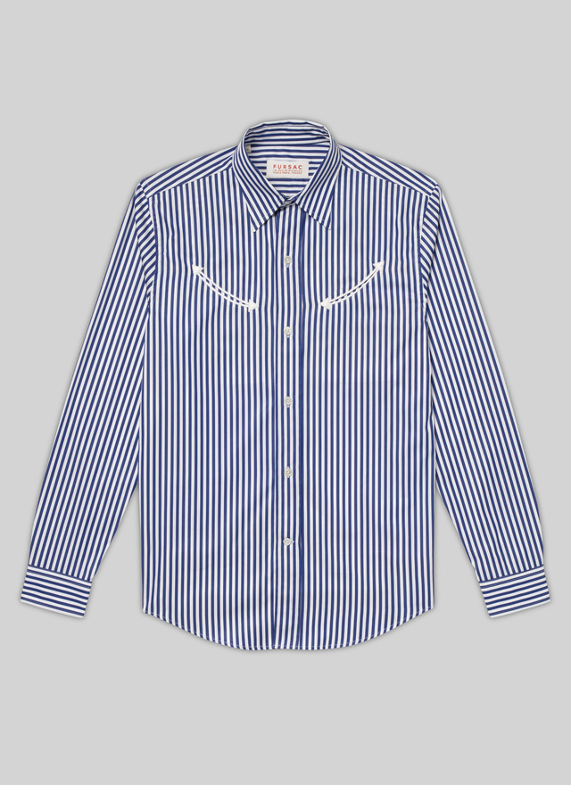 mens navy blue button down