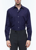 Cotton poplin shirt with checks - H3CILI-DH19-D030
