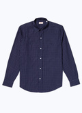 Cotton poplin shirt with checks - H3CILI-DH19-D030