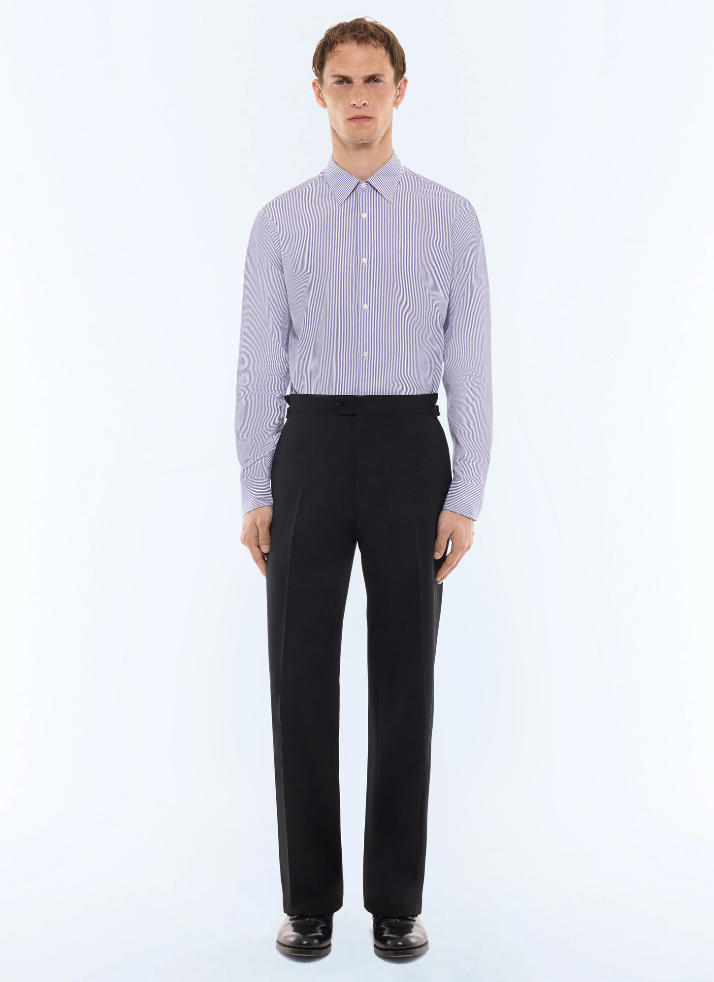 Men's navy shirt Fursac - H3LXAN-LH07-D030
