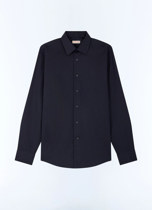 Men's blue, navy blue main fabric: 100% cottonlining: none shirt Fursac - H3LXAN-LH14-D030