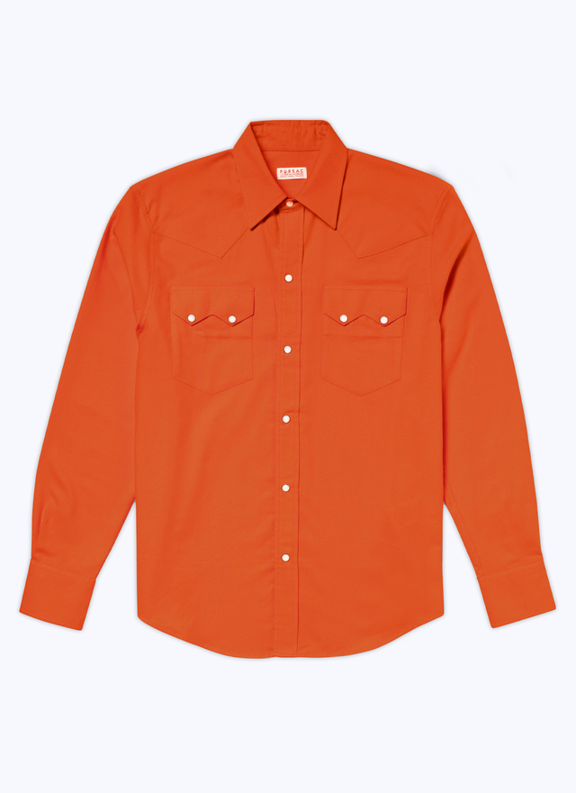 Men's cotton flannel shirt Fursac - H3CAVI-CH06-E014