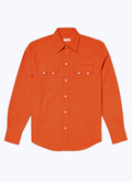 Cotton flannel overshirt - H3CAVI-CH06-E014