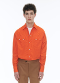 Cotton flannel overshirt - H3CAVI-CH06-E014