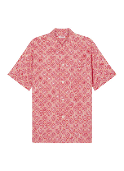 Men's shirt pink certified viscose Fursac - H3DUNY-FH26-F006