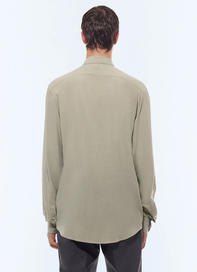 Men's ecovero certified viscose shirt Fursac - H3ADOV-EH36-H005