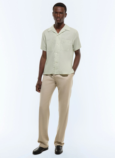 Men's sea green shirt Fursac - H3JUNY-JH12-H003