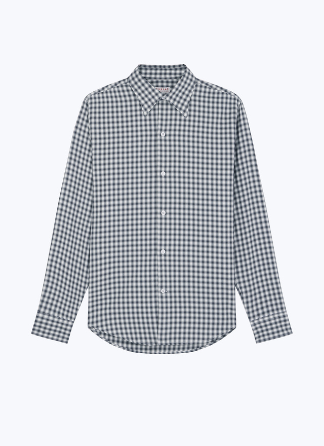 Men's white, ecru cotton shirt Fursac - H3ADAV-EH21-B001
