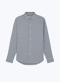 Swallow collar shirt in cotton - H3ADAV-EH21-B001