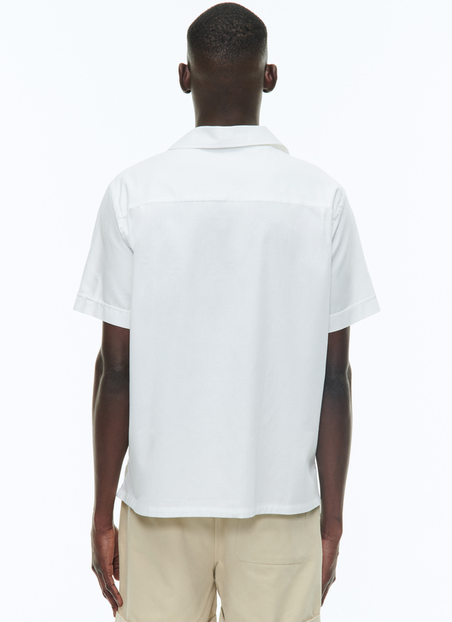 Men's cotton poplin shirt Fursac - H3DUNY-DH36-A001