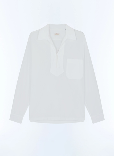 Men's white shirt Fursac - H3FARE-FH32-01