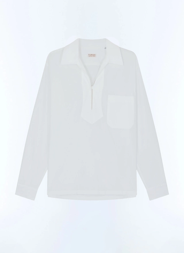 Men's white shirt Fursac - H3FARE-FH32-01